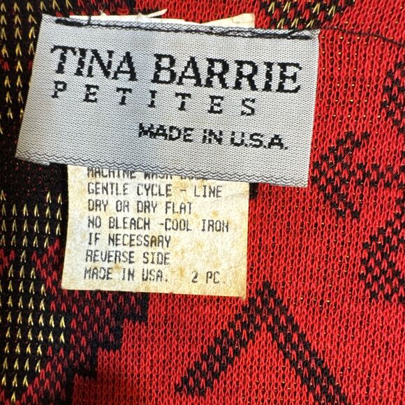Tina Barrie Petites Jacket 12 USA L Southwest Print Cardigan Statement Sweater - Picture 3 of 10